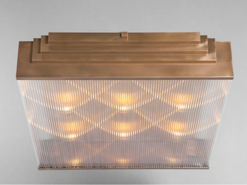 HAMBURG III - Brass ceiling light by Patinas Lighting - view 3